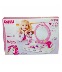 DL Măsuță de joacă cu oglindă pentru fete, Dolu, cod 53295